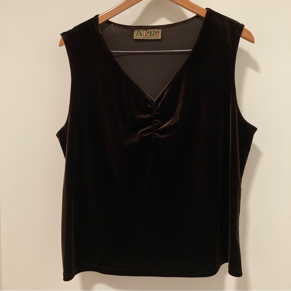 ALLURE sleeveless top.
